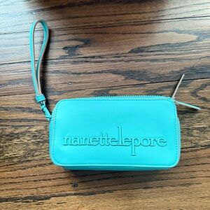 Nanette Lepore Aqua Wristlet